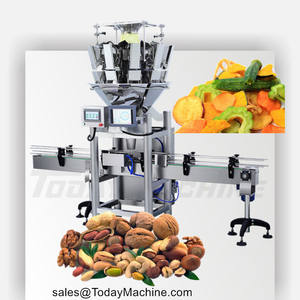 Machine de remplissage de pesage semi-automatique de haute précision pour granulés particules noix graines café grain nourriture pour animaux de compagnie dans un emballage en pochette - Product Image 6