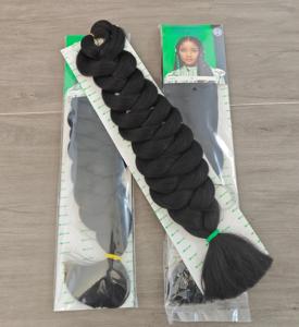 Prix Usine <span class=keywords><strong>Pas</strong></span> <span class=keywords><strong>Cher</strong></span> 82 pouces 165g Extensions <span class=keywords><strong>de</strong></span> Cheveux Synthétiques Jumbo pour Tresses en Gros Cheveux au Crochet Sans Enchevêtrement pour Femmes - Product Image 1