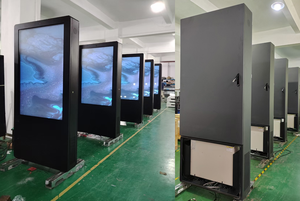 Pantalla táctil de 65 76 y 86 pulgadas, pantalla de quiosco LCD de alto brillo, Monitor de publicidad de señalización Digital, pantalla LCD para exteriores - Product Image 4