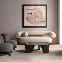 Fauteuil de salon nordique le plus populaire, style personnalisé, cadre en bois massif, revêtement en tissu, fauteuil lounge