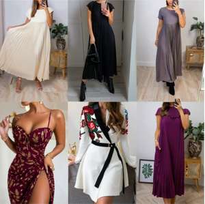 Stock de vêtements mixtes neufs, vêtements de mode pour femmes, vêtements en gros bon marché, robes, vêtements d'occasion, lots aléatoires pour adultes - Product Image 5