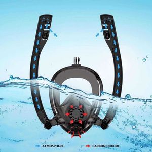 <span class=keywords><strong>Masque</strong></span> complet <span class=keywords><strong>de</strong></span> <span class=keywords><strong>plongée</strong></span> avec Tube Double, équipement <span class=keywords><strong>de</strong></span> Sport aquatique en plein air, pour adulte, fitness, avec support Go <span class=keywords><strong>pro</strong></span> - Product Image 5