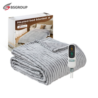 Couverture Chauffante Électrique 220x200cm, 9 Niveaux de Chaleur, 220V, Certifiée CE, Fil Chauffant, Utilisation Hivernale, Chauffage Rapide, Protection Contre la Surchauffe, Usage Domestique