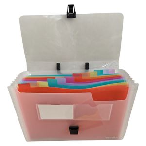 Carpeta de Presentación Expandible Arcoíris A5, Organizador de Documentos Ignífugo Tamaño Carta, Hecho de Plástico PP - Product Image 2