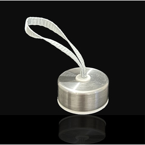 Bouchon à vis en acier inoxydable avec corde ronde pour accessoire de bouteille en verre - Product Image 4