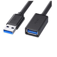 Cable de Extensión USB 3.0 de Cobre Estañado, Macho a Hembra, para Computadoras, Memorias USB, Teclados; Cable de Extensión USB de Largo Alcance