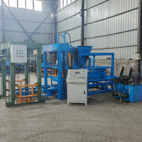 Machine à fabriquer des briques hydraulique entièrement automatique QT 4-15, ligne de production de blocs, machine à fabriquer des blocs creux en béton