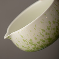 Ensemble de bol à matcha en céramique sur le thème du printemps, support pour fouet à matcha, outil de cueillette de thé, accessoires d'ustensiles de style rétro