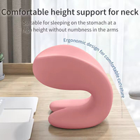 Coussin de sieste respirant pour chaise de bureau, support de nuque et de tête, appui-tête lavable, soutien lombaire