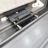 Accessoires pour fenêtres en aluminium Porte coulissante et fenêtre en alliage de zinc Verre extrudé