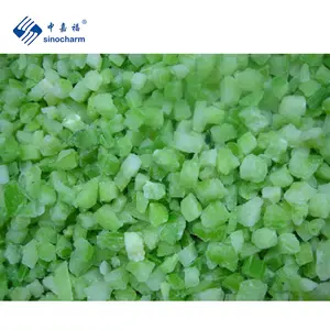 Sinocharm BRC harga grosir pabrik 10kg jumlah besar 2cm sayuran IQF ekspor seledri beku Diced