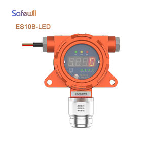 Detector de Gás Fixo Safewill ES10B para Hidrogênio (H2) com Sensor, Display LCD, Alarme Sonoro e Luminoso, Tempo de Resposta de 20s, Montagem em Parede - Product Image 1