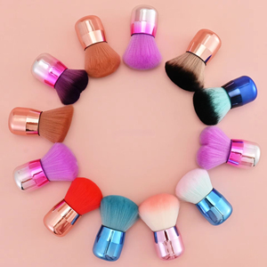 Cepillo Profesional Antipolvo para Limpieza de Uñas, Mango Redondo de Plástico, Herramienta de Manicura de Nailon para Gel - Product Image 1