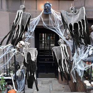 Halloween Decoration Props Terrible Human Skeleton Haunted House Outdoor Hanging Ghost of Terror - Product Image 4