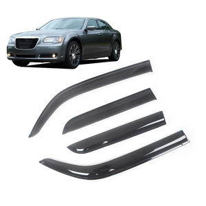 Pour Chrysler 300 2005 2006 2007 2008 2009 2010 2011 2012 2013 <span class=keywords><strong>2014</strong></span> 2015 2016 Voiture Côté Fenêtre Visière Pluie Garde Bouclier Abri - Product Image 1
