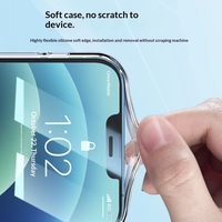 Coques de téléphone portable en silicone liquide transparent HD anti-jaunissement, étanches, antichoc, unies, pour sports, compatibles avec les modèles 14/15/16/16e Pro Max Plus