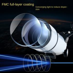 Telescopio refractor astronómico de <span class=keywords><strong>visión</strong></span> <span class=keywords><strong>nocturna</strong></span> HD 60080, construcción de Metal, Luna, estrella, fotografía transfronteriza para envío - Product Image 5