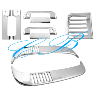 <span class=keywords><strong>Hiace</strong></span> 100 Series 1989 ~ 2005 Van Wagon Window Vent Chrome Kit Door Handle Cover AC Vent Outlet Cover Exterior Decorativo - Product Image 1