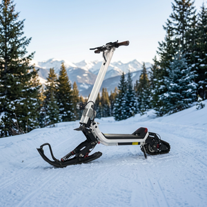Trottinette électrique auto-équilibrante G63 SnowTrack, moteur brushless 1500W, pneus pleins, cadre en aluminium, guidon réglable, capacité maximale 150 kg - Product Image 2