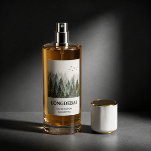 Custom Luxury <b>Empty</b> Round Clear Perfume <b>Spray</b> <b>Bottle</b> 20ml 50ml 100ml Crimp Glass Perfume <b>Bottle</b> with White Cap - Product Image 3