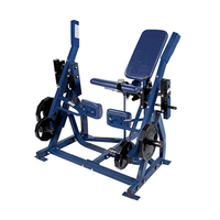 Nouvelle machine d'extension des jambes isolalettes à charge par plaques en acier, avec dispositifs de sécurité, pour salles de sport commerciales et centres de fitness