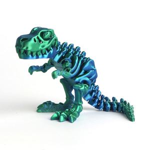 Adornos de Plástico Impresos en 3D Transfronterizos, Hechos a Mano, Dragón, Rosa, Decoraciones para Peceras, Animales Congelados, Dinosaurios - Product Image 4