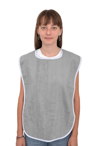 Vente en gros de tissu <span class=keywords><strong>pour</strong></span> manger unisexe de qualité supérieure bavoir <span class=keywords><strong>pour</strong></span> adultes en tissu éponge 100% super doux réglable <span class=keywords><strong>pour</strong></span> personnes âgées - Product Image 2