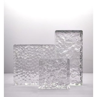 Plaque acrylique texturée élégante à motif ondulé, panneau PMMA cannelé pour projets d'insertion de portes