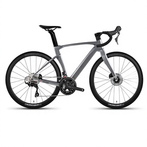 Bicicleta de Carretera de Fibra de Carbono 700c, 24 Velocidades, Frenos de Disco Hidráulicos, Ultraligera, Profesional para Adultos, Cuadro de Fibra de Carbono - Product Image 2