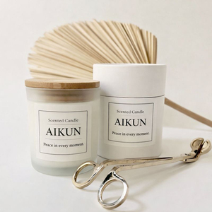 Vela Aromática de Aceites Esenciales Orgánicos AIKUN, Hecha a Mano, Fragancia Personalizable, 30 Horas de Duración, No Tóxica para el Hogar/Oficina/Regalo - Product Image 5