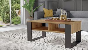 <span class=keywords><strong>Tavolino</strong></span> rettangolare stile loft MAYHOME-<span class=keywords><strong>dimensioni</strong></span> - Product Image 3