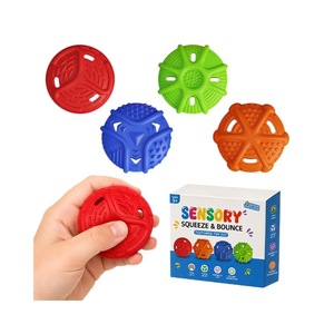Silicone Finger Squeeze <b>Fidget</b> Toy 5x5x1.8cm Ultra Slim Design For Stress Relief And Focus - Product Image 2