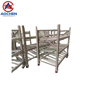 AOCHEN 유연한 복합 파이프 흐름 선반 | 편리한 액세스 스토리지 랙 | 상업용 창고 쌓을 수있는 랙 시스템 - Product Image 5