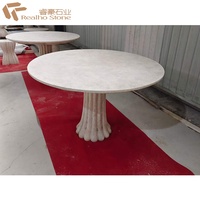 Table contemporaine en pierre naturelle pour la décoration intérieure
