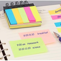 Fournitures scolaires Chine Blocs-notes adhésifs réutilisables en vrac 225 feuilles Carnet à spirale Mini bloc-notes auto-adhésif avec onglets de message