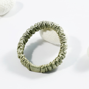 100% dâu tằm tơ scrunchies kích thước nhỏ phụ kiện tóc đầy màu sắc để thêm phong cách cho diện mạo của bạn - Product Image 5
