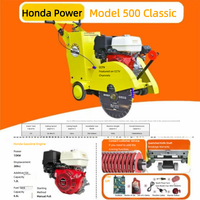 Machine à découper l'asphalte et le béton à essence, modèle 500, moteur Briggs & Stratton, vente directe d'usine