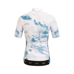 Maillot de cyclisme unisexe personnalisé avec logo/motif/tissu/couleur, imprimé tie-dye, séchage rapide, respirant, pour motocyclisme et course - Product Image 6