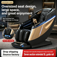 Sillón de Masaje 4D Sonic Wave Zero Gravity 2026 con Voz AI, Escaneo Corporal, Riel SL, Terapia de Calor, Plegable para Spa en Casa Inteligente