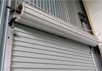 Rouleaux robustes, portes enroulables en aluminium