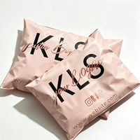 Sac postal personnalisé DT9 ECO, nouvelle enveloppe d'expédition en plastique, emballage pour colis, sacs postaux en polyéthylène rose clair pour vêtements