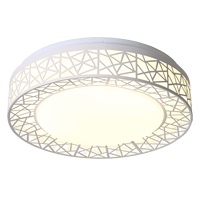 Plafonnier rond de haute qualité télécommande noir blanc maison intelligente décoration de salon intérieur 24W Led plafonnier fantaisie