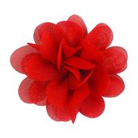 39 couleurs, patchs de fleurs en mousseline 3D, 5 cm, faits à la main, 2 pouces, décoration, tissu en maille pour fleurs DIY, pour bandeaux/broches/chaussures/robes