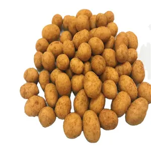 Spicy Chili Semi Coated Peanuts Traditional Chinese Snack OEM ODM Available