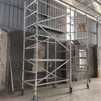 Plateforme de levage électrique télescopique mobile automatique de 0,3 tonne, 0,5 tonne, 2 à 8 mètres, échafaudage pour la construction