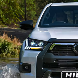 Faros Delanteros LED para Hilux Revo <span class=keywords><strong>Vigo</strong></span> 2015-2021, Actualización de Faros Delanteros de Doble Haz, Luces Traseras Dinámicas, Gran Oferta, Nuevo, 6500k - Product Image 5