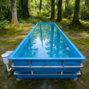 Piscina de contenedor, piscina de hielo para recuperación, piscina elevada, piscina exterior, piscina de contenedor, tina de inmersión en frío - Product Image 5