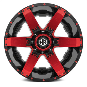 Jantes forgées noires en alliage d'aluminium de 20 pouces à rayons, design 6x139.7 PCD, pour SUV, tout-terrain et voitures particulières Toyota - Product Image 2