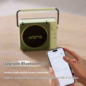 Vinyl-Bàn xoay <span class=keywords><strong>Bluetooth</strong></span> Loa tốt nhất món quà sinh nhật cho cô gái mini Loa không dây pin điện cho ngoài trời - Product Image 4