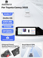 DUDUAUTO DUDU7 A7870 AKM7739 VELVET DSP 12+512G Unidad Principal para Toyota Camry 2025 Modelo Renovado